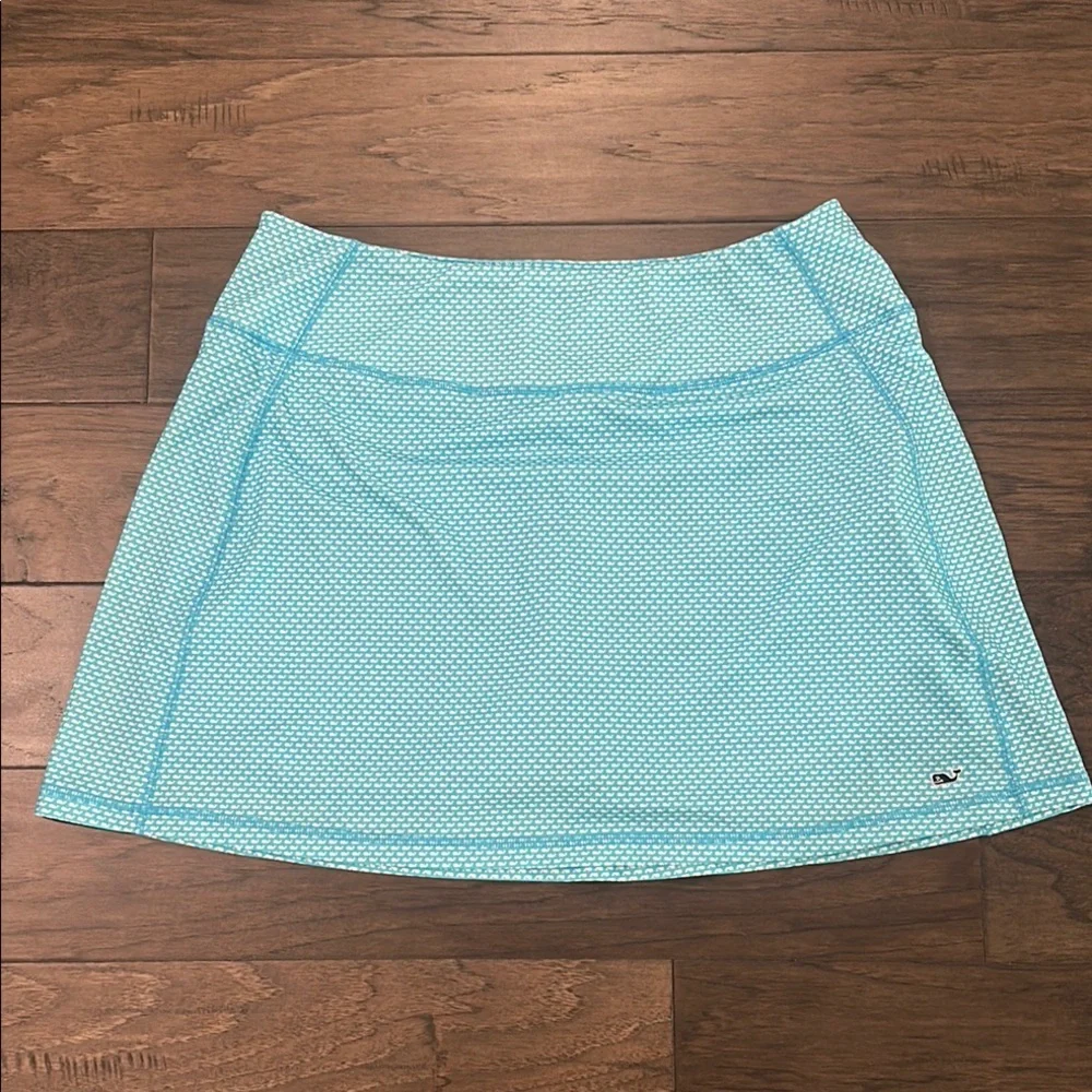 NWT Vineyard Vines Factory Whale Print Athletic Skort Sz L